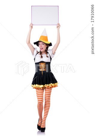 German girl in traditional festival clothing German girl in traditional festival clothing 17910066