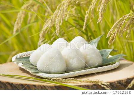 Rice ball and rice ear 17912158