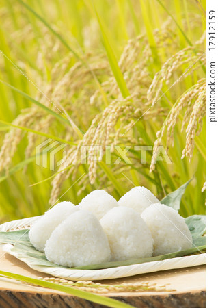 Rice ball and rice ear 17912159