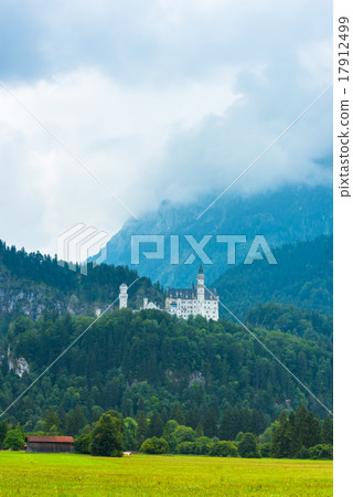 Bavarian Neuschwanstein Castle view 17912499