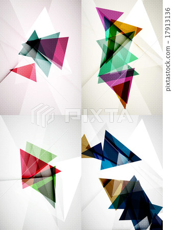 Set of angle and straight lines design abstract 17913136