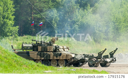 Armored deminer BMR-3M in action. Russia 17915176