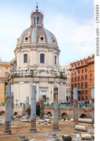 Santa Maria Di Loreto church in Rome, Italy 17916484