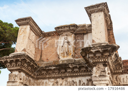 Remains of the Temple of Minerva, Rome, Italy Remains of the Temple of Minerva, Rome, Italy 17916486