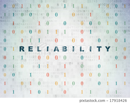 Business concept: Reliability on Digital Paper 17918426