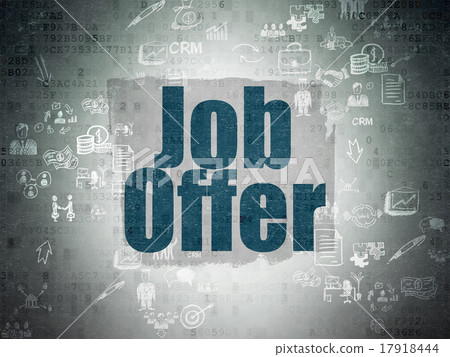 Business concept: Job Offer on Digital Paper Business concept: Job Offer on Digital Paper 17918444
