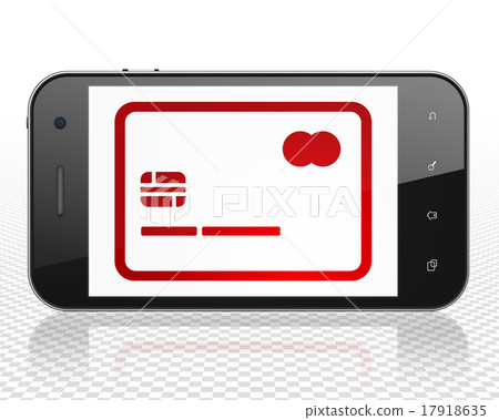Finance concept: Smartphone with Credit Card on 17918635