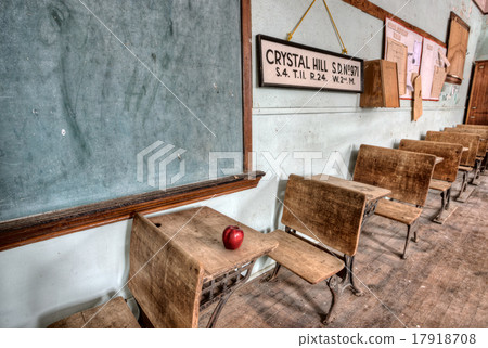 Abandoned School House red apple Abandoned School House red apple 17918708