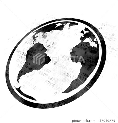 Science concept: Globe on Digital background Science concept: Globe on Digital background 17919275
