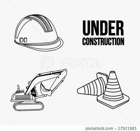 under construction design over white background vector illustrat under construction design over white background vector illustrat 17921985
