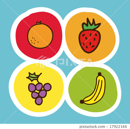 fruits design over blue background vector illustration fruits design over blue background vector illustration 17922168