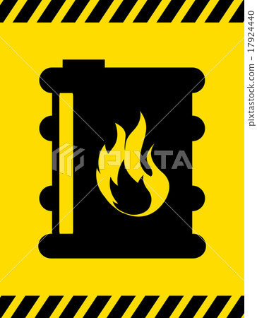 caution label over white background vector illustration caution label over white background vector illustration 17924440