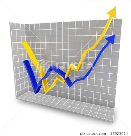 Rebound line graph - Stock Illustration [17925414] - PIXTA