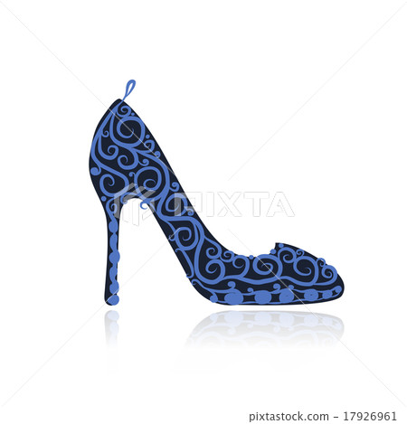 Female shoes, sketch for your design Female shoes, sketch for your design 17926961