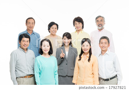 Senior and business woman Senior and business woman 17927821