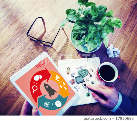 Launch Start Up Rocket Strategy Plan Planning Concept Launch Start Up Rocket Strategy Plan Planning Concept 17930696