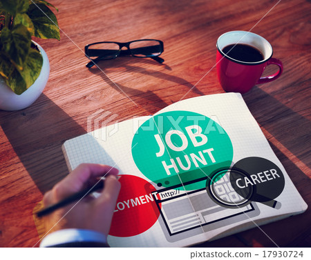 Job Hunt Employment Career Recruitment Hiring Concept 17930724