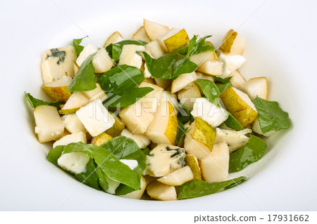 Pear and cheese salad Pear and cheese salad 17931662