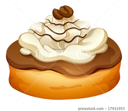 Doughnut with chocolate topping 17932955