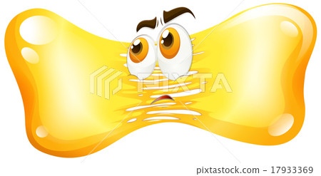 Yellow form wih worried face 17933369