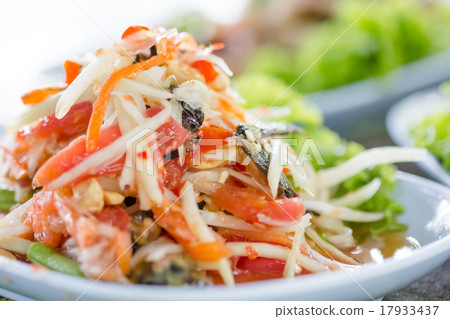spicy papaya salad 17933437