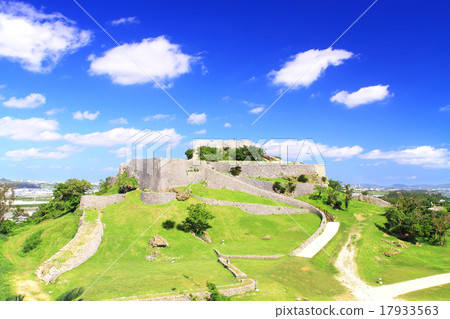 September Okinawa Katsuren Castle / Whole view (From Guo in the East) September Okinawa Katsuren Castle / Whole view (From Guo in the East) 17933563