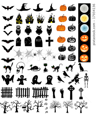 Halloween Elements  Set 17934136