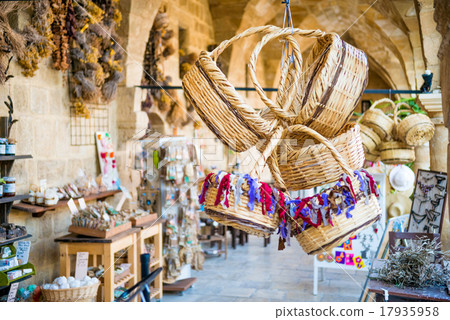 Straw basket souvenirs at Buyuk Han Straw basket souvenirs at Buyuk Han 17935958