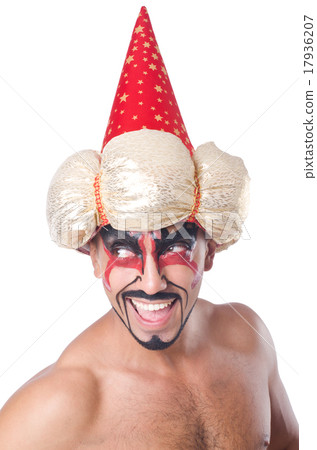 Ripped magician isolated on white Ripped magician isolated on white 17936207