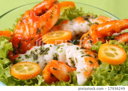 Surimi salad with kumquat 17936249