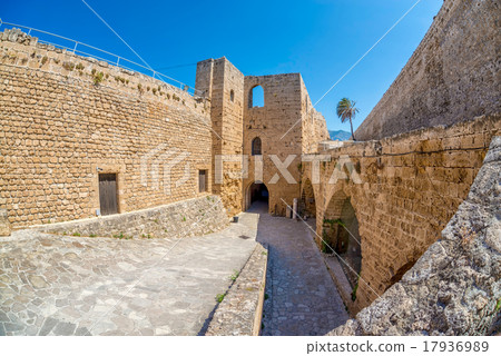 Entrance of medieval Venetian castle in Kyrenia 17936989