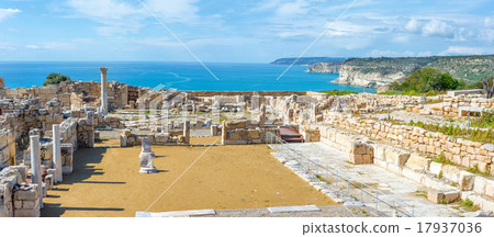 Panoramic view of Kourion archaeological site 17937036