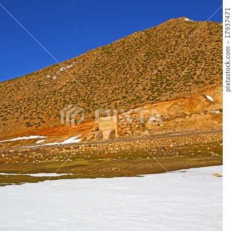 hill in africa morocco the atlas valley dry hill in africa morocco the atlas valley dry 17937471