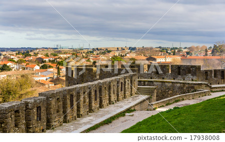 View of Carcassonne from the fortress - Languedoc View of Carcassonne from the fortress - Languedoc 17938008
