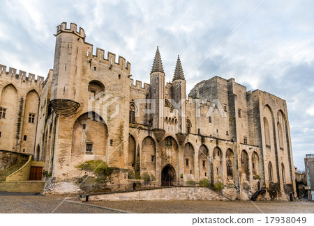 Palais des Papes in Avignon, a UNESCO site Palais des Papes in Avignon, a UNESCO site 17938049