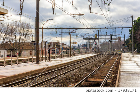 Railway station of Arles - France 17938171