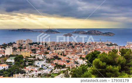 View of the Frioul archipelago from Marseille View of the Frioul archipelago from Marseille 17938179