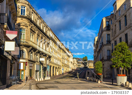 Boulevard Ledru-Rollin in Montpellier - France Boulevard Ledru-Rollin in Montpellier - France 17938337