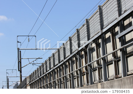 Overhead catenary of the Shinkansen Overhead catenary of the Shinkansen 17938435