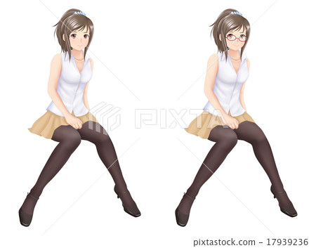 坐著的女孩 坐著的女孩 17939236