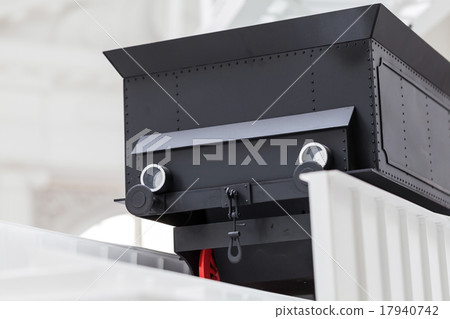 black vintage toy train 17940742