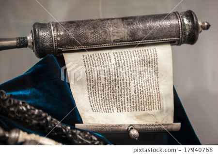 unwrapped Torah scroll silver unwrapped Torah scroll silver 17940768