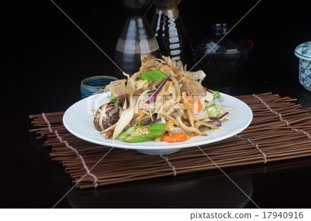 fried mix vegetables on the background 17940916
