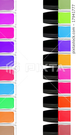 set of colorful nail polishes isolated on white set of colorful nail polishes isolated on white 17941777
