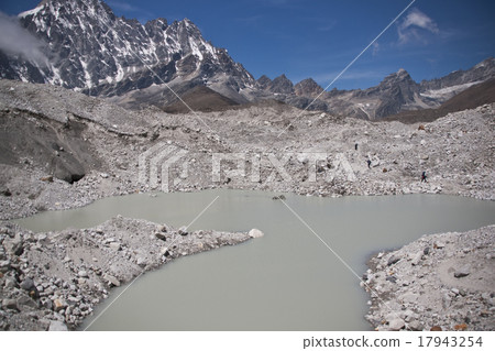 Crossing a Himalayan Glacier 17943254