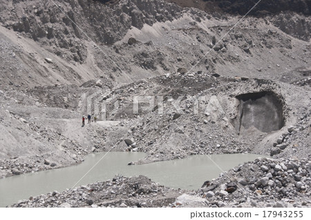 Crossing a Himalayan Glacier 17943255