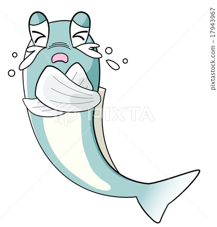 魚傷心插圖素材 [17943967] PIXTA圖庫