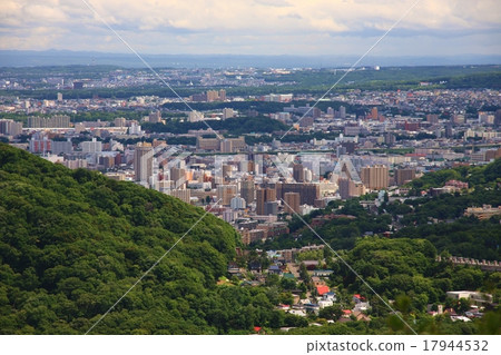 從三角看見的札幌市區的看法~6 17944532