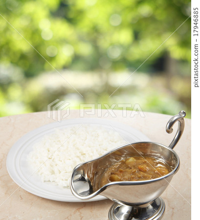 Curry and rice Curry and rice 17946885