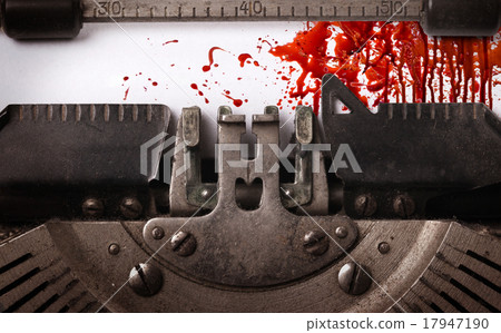Bloody note - Vintage inscription Bloody note - Vintage inscription 17947190
